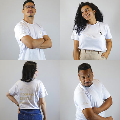 Camiseta As Pessoas Devem Saber | Branca | Unissex | The Chosen P