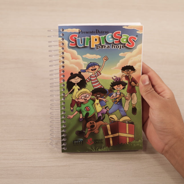 Presente Diário Surpresas Para Hoje | Vol 28 | Espiral Brochura Tradicional
