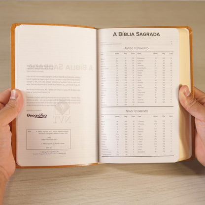 Bíblia Sagrada | NVT | Letra Normal | Capa Luxo Mostarda