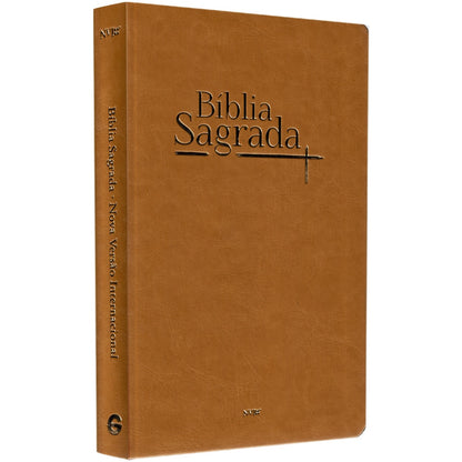 Bíblia Sagrada | NVI | Letra Normal | Capa Luxo Mostarda
