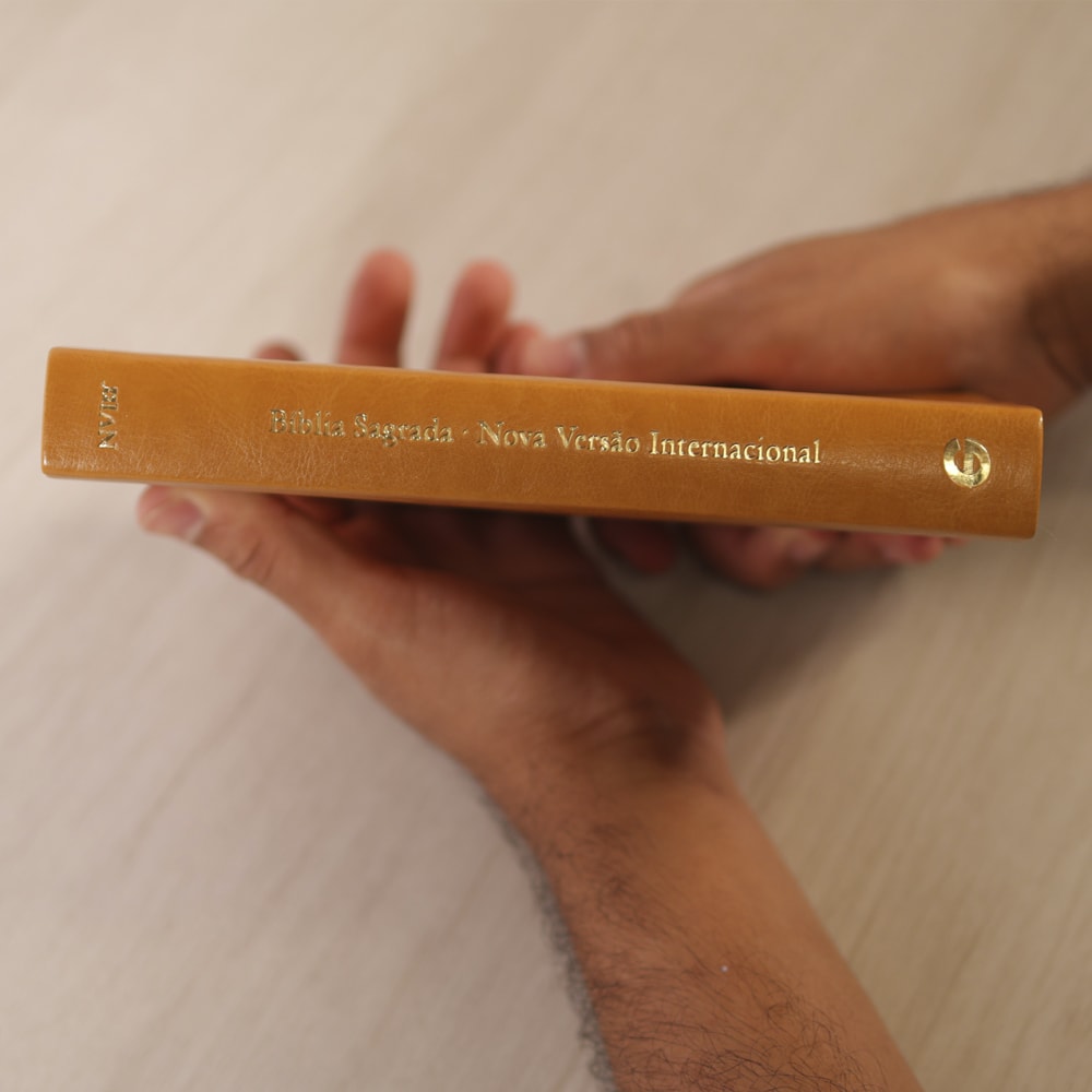 Bíblia Sagrada | NVI | Letra Normal | Capa Luxo Mostarda