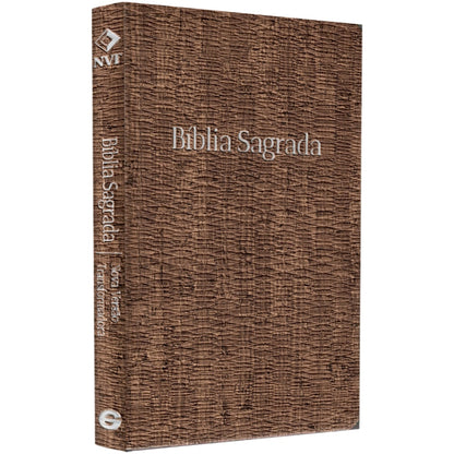 Bíblia Sagrada | NVT | Letra Normal | Capa  Luxo Madeira Escura