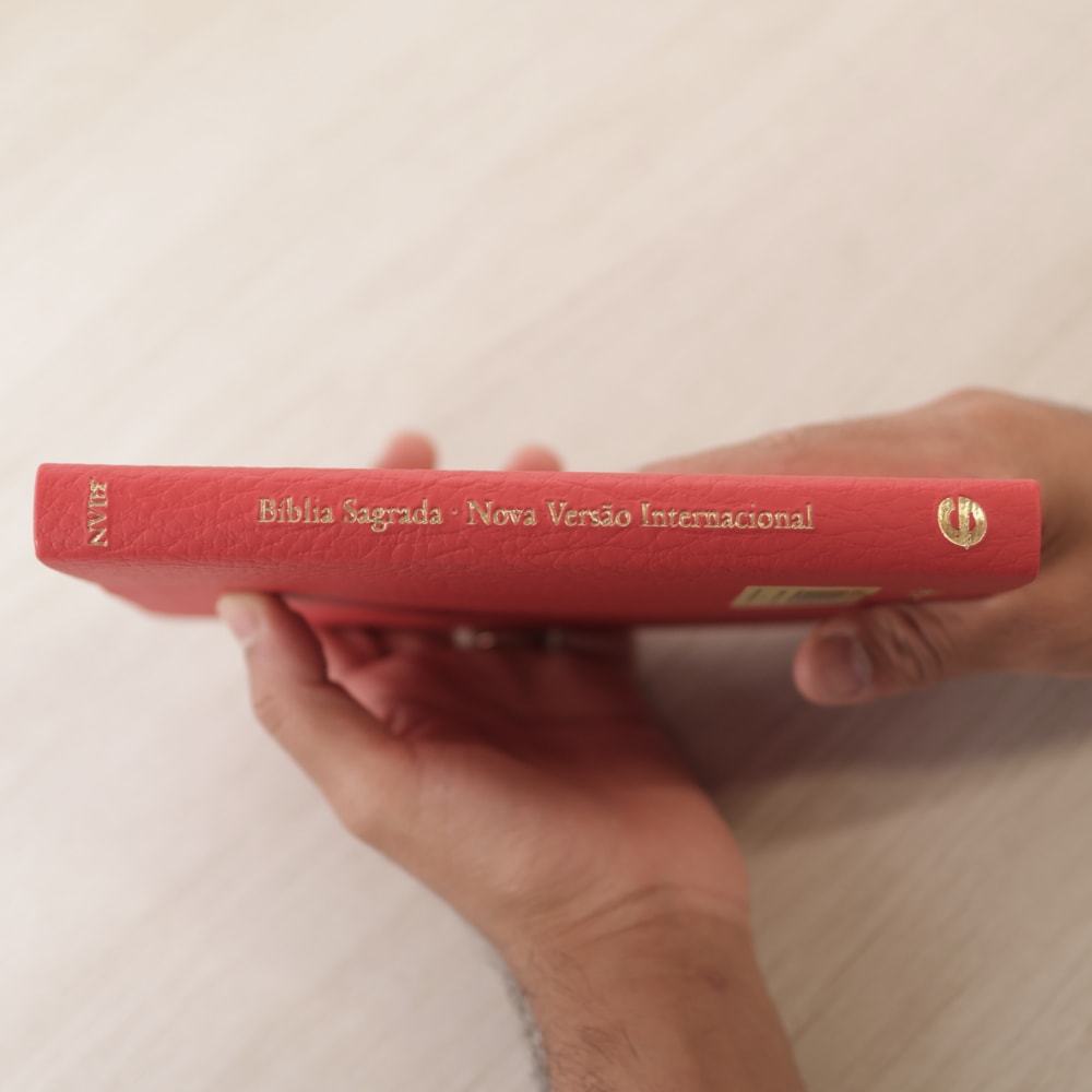 Bíblia Sagrada | NVI | Letra Normal | Capa Luxo Vermelha