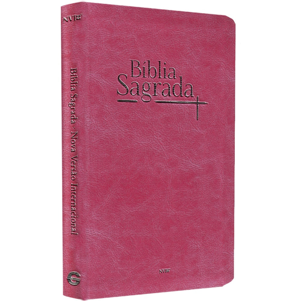 Bíblia Sagrada | NVI | Letra Normal | Capa Luxo Rosa