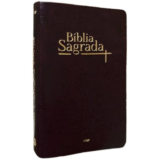Bíblia Sagrada | NVI | Letra Normal | Capa Luxo Vinho