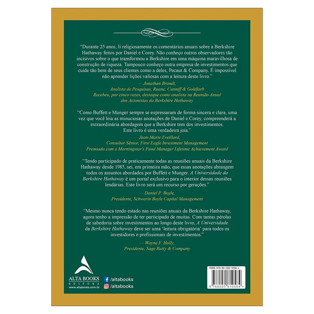 A Universidade Da Berkshire Hathaway | Daniel Pecaut E Corey Wrenn