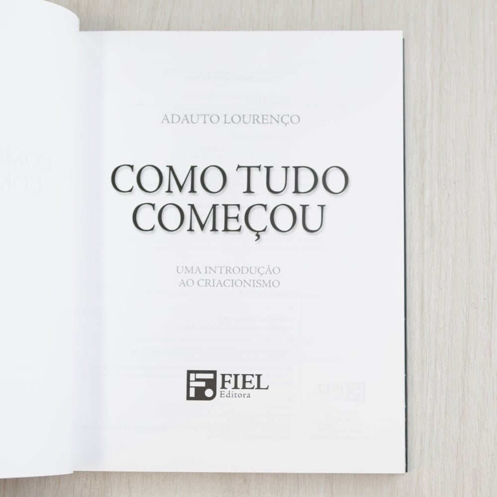 Como Tudo Começou | Adauto Lourenço