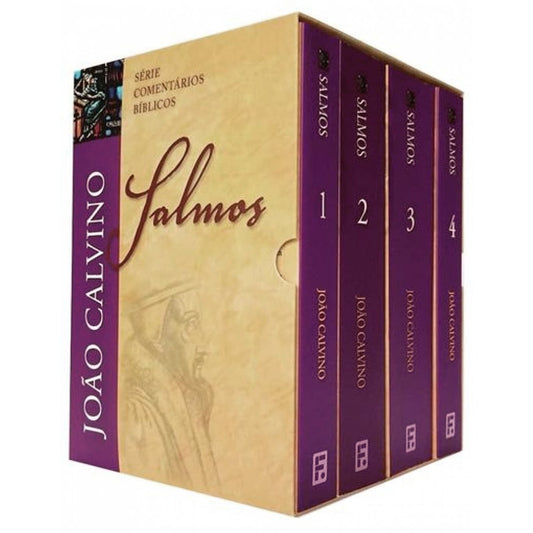 Box Salmos 1 a 4 | Série Comentários Bíblicos | João Calvino