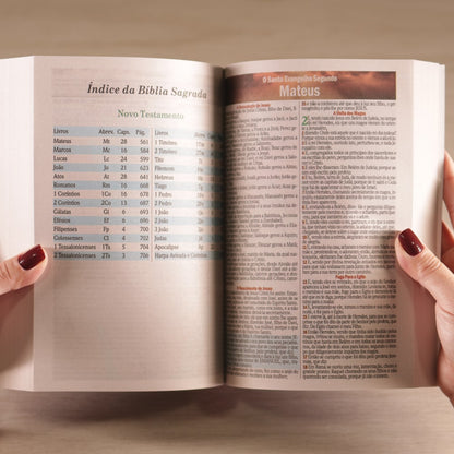 Bíblia Sagrada Lírios | ARC | Letra Maior | Harpa e Corinhos | Capa Brochura