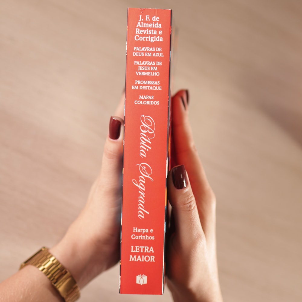 Bíblia Sagrada Mulher Virtuosa | ARC | Letra Maior | Harpa e Corinhos | Capa Brochura