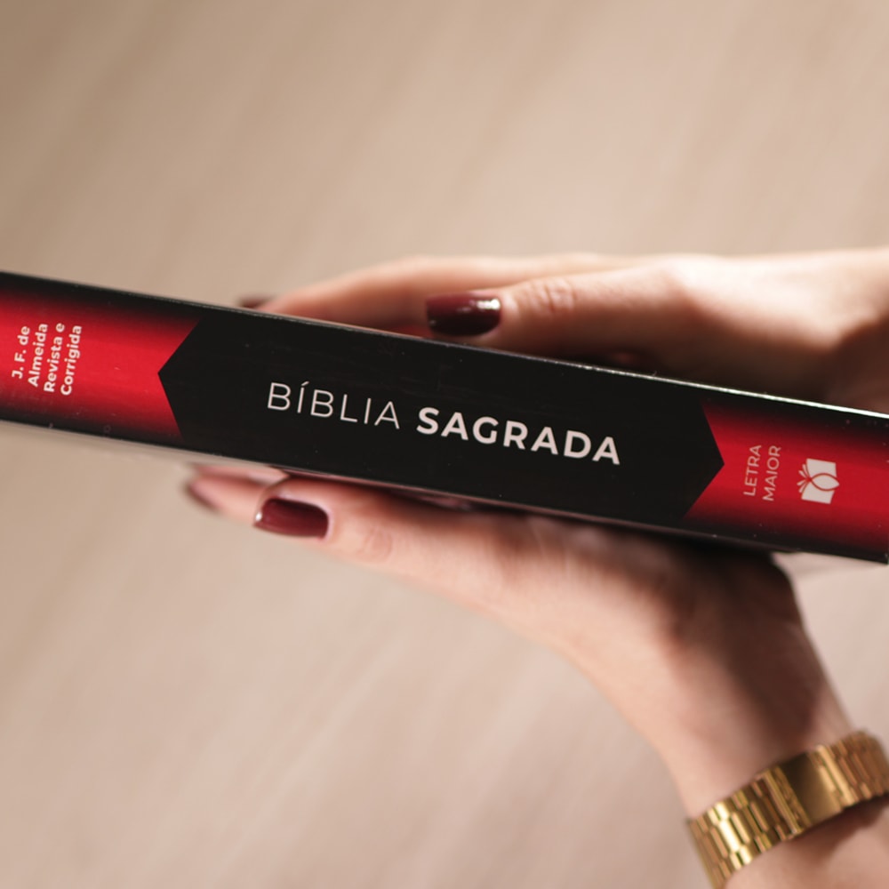 Bíblia Sagrada Creram Nele | ARC | Letra Maior | Harpa e Corinhos | Capa Brochura