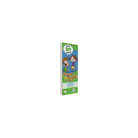 Livro Flash Cards Pense Rápido | Muitas Charadas | A Partir dos 6 Anos