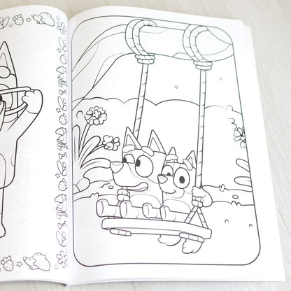 Bluey Livro para Colorir | Brincadeiras e Diversão