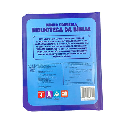 Minha Primeira Biblioteca da Bíblia | Capa Almofadada