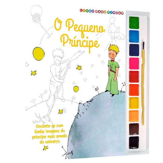 O Pequeno Príncipe | Livro para Pintar | Aquarela
