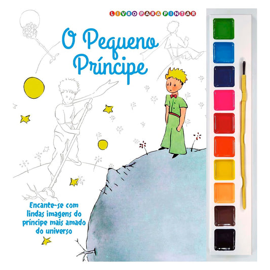 O Pequeno Príncipe | Livro para Pintar | Capa Azul