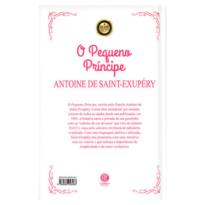 O Pequeno Príncipe | Capa Almofadada Rosa | Antoine De Saint-Exupéry