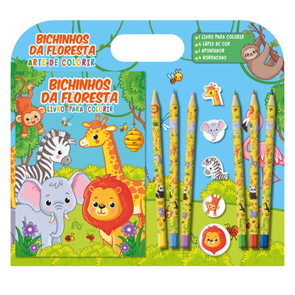 Bichinhos da Floresta Arte de Colorir | Livro Para Colorir