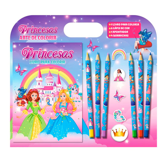 Princesas Arte de Colorir | Livro Para Colorir
