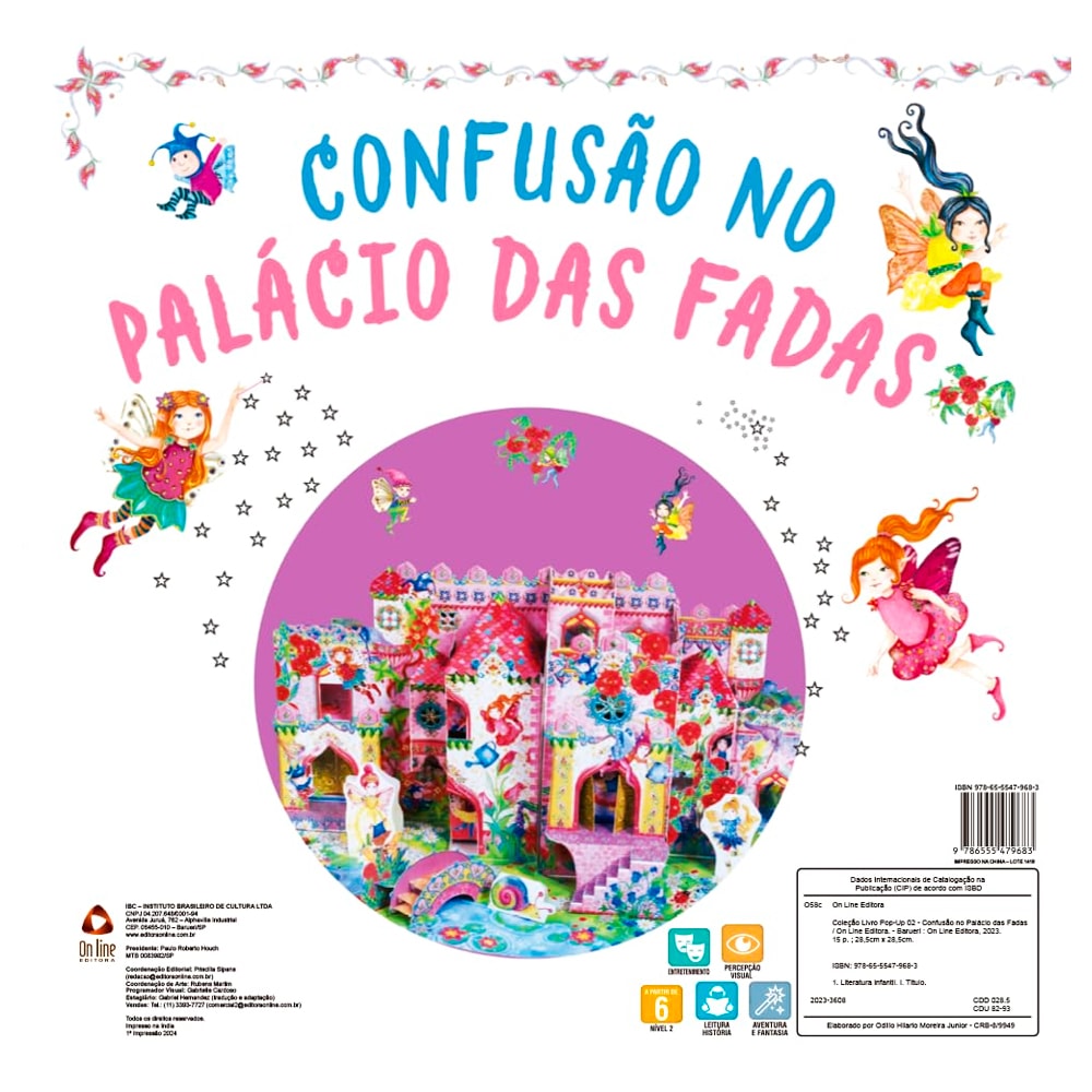 Confusão no Palácio das Fadas |  Livro Pop-Up