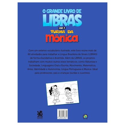 O Grande Livro de Libras Com a Turma da Mônica | Izildinha Houch Micheski | Mauricio de Sousa