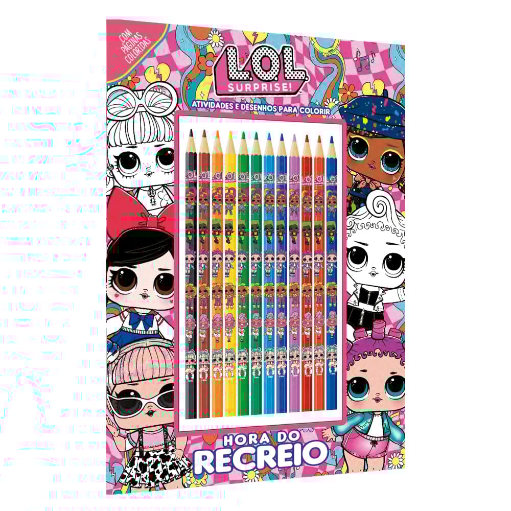 LOL Surprise! | Hora do Recreio | Atividades e Desenho Para Colorir