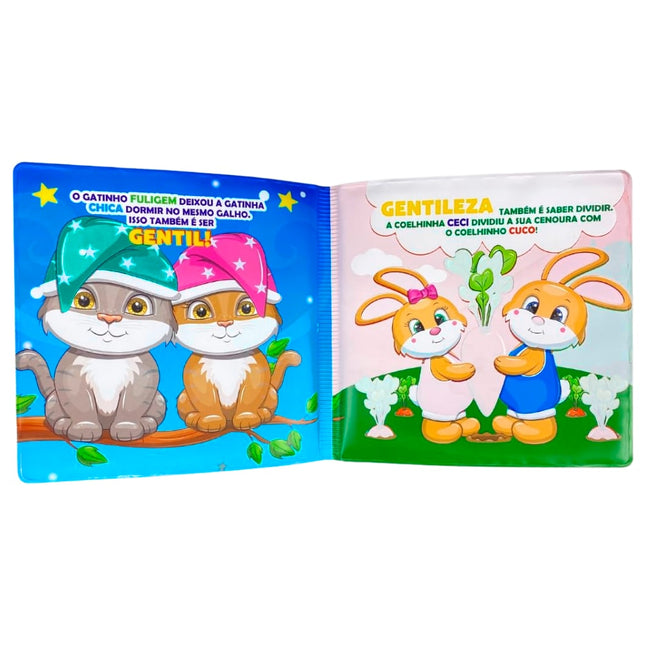 Vamos Praticar a Gentileza | Livro de Banho