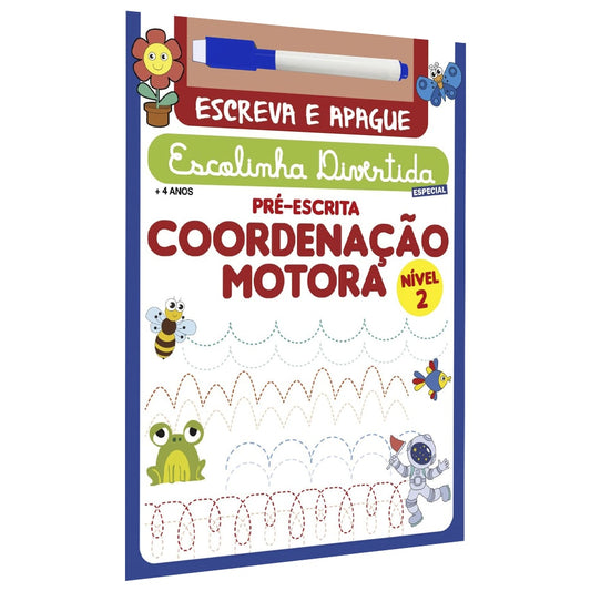 Escolinha Divertida Especial | Coordenação Motora | Nível 2 | Escreva e Apague