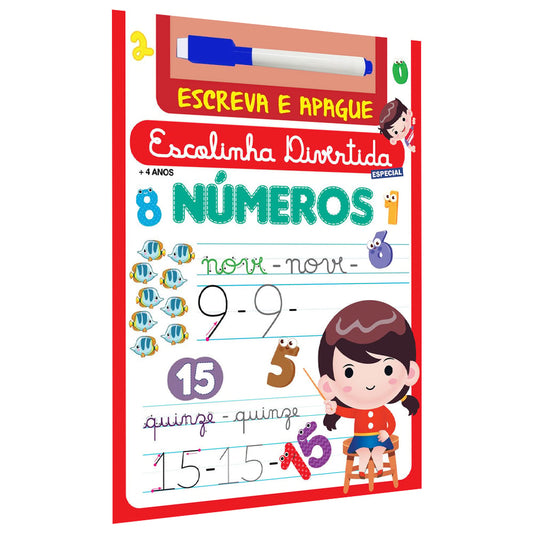 Escolinha Divertida Especial | Números | Escreva e Apague