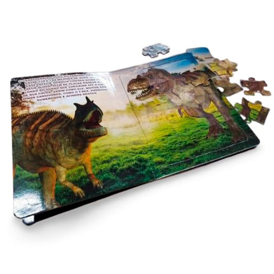 Dinossauros |  Livro Quebra-Cabeça
