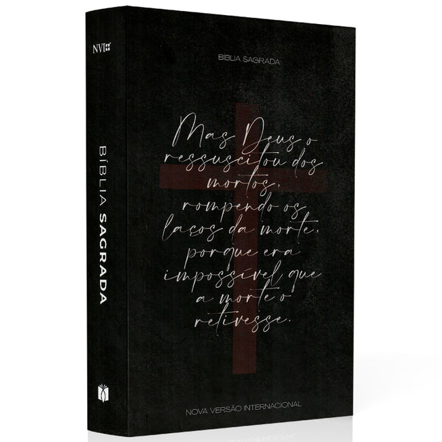 Bíblia Sagrada Cruz A Morte Não Pode Vencer | NVI | Letra Grande | Capa Dura