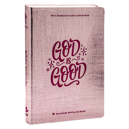 Bíblia Sagrada | NTLH | Letra Grande | Capa Cristal Rosa