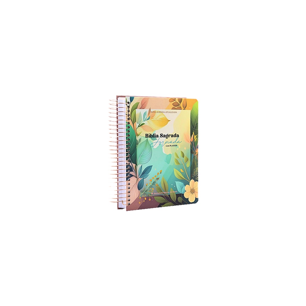Bíblia Jornada Slim com Planner | NAA | Espaço Para Anotações | Capa Dura Espiral
