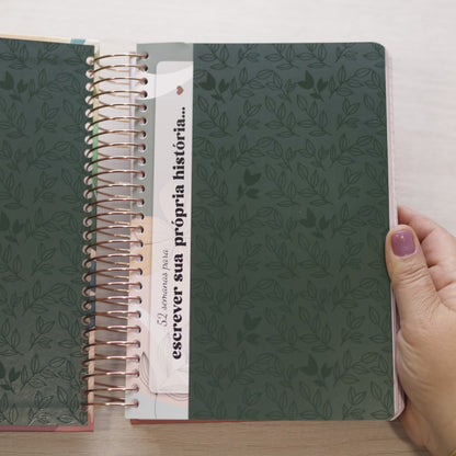 Bíblia Jornada Slim com Planner | NAA | Espaço Para Anotações | Capa Dura Espiral