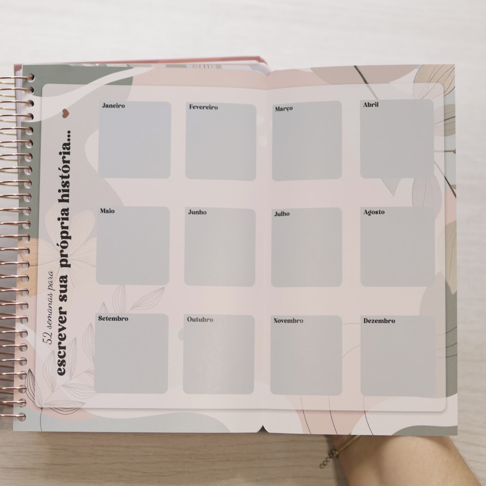 Bíblia Jornada Slim com Planner | NAA | Espaço Para Anotações | Capa Dura Espiral