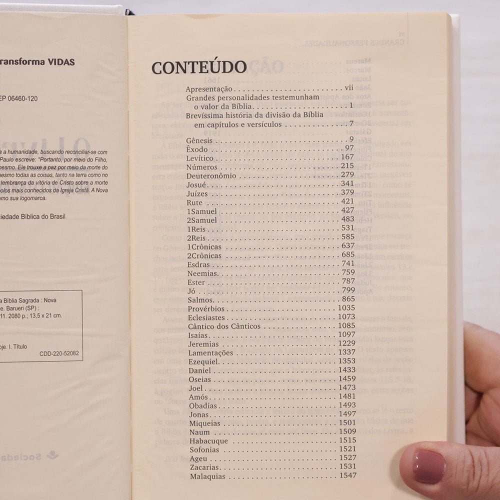 O Livro dos Livros | NTLH | Edição Literária da Bíblia Sagrada | Capa Dura Tecido
