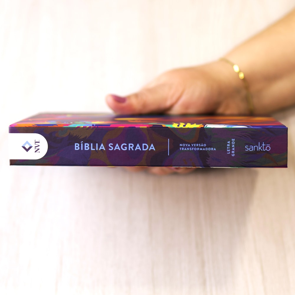 Bíblia Sagrada Lion Colors | NVT | Letra Grande | Capa Dura