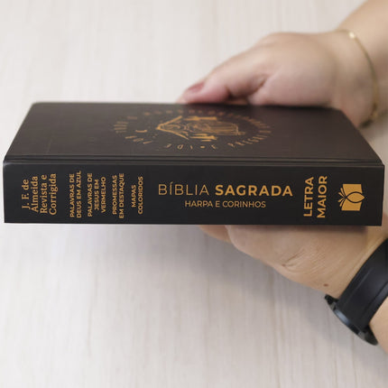 Bíblia Sagrada Ide | ARC | Letra Maior | Harpa e Corinhos | Capa Dura
