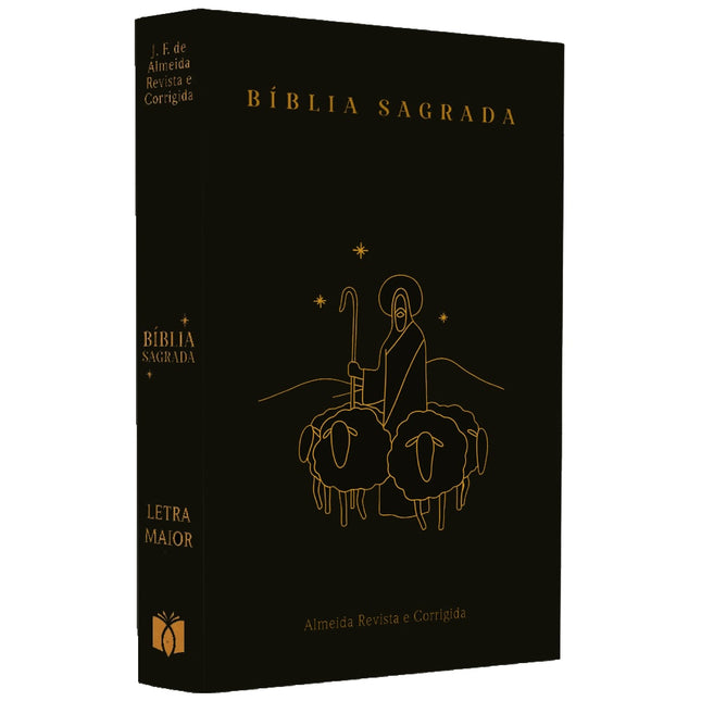 Bíblia Sagrada Bom Pastor | ARC | Letra Maior | Harpa e Corinhos | Capa Dura