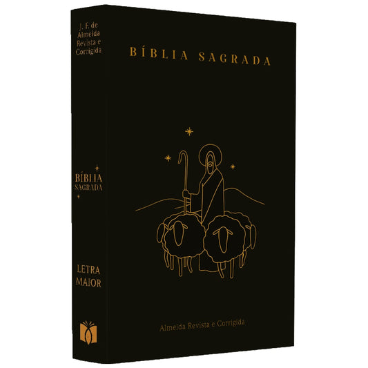 Bíblia Sagrada Bom Pastor | ARC | Letra Maior | Harpa e Corinhos | Capa Dura