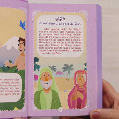 Bíblia das Meninas Corajosas | ARC | Capa Dura Lilás | Harpa Avivada e Corinhos