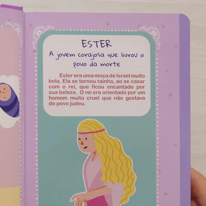 Bíblia das Meninas Corajosas | ARC | Capa Dura Lilás | Harpa Avivada e Corinhos