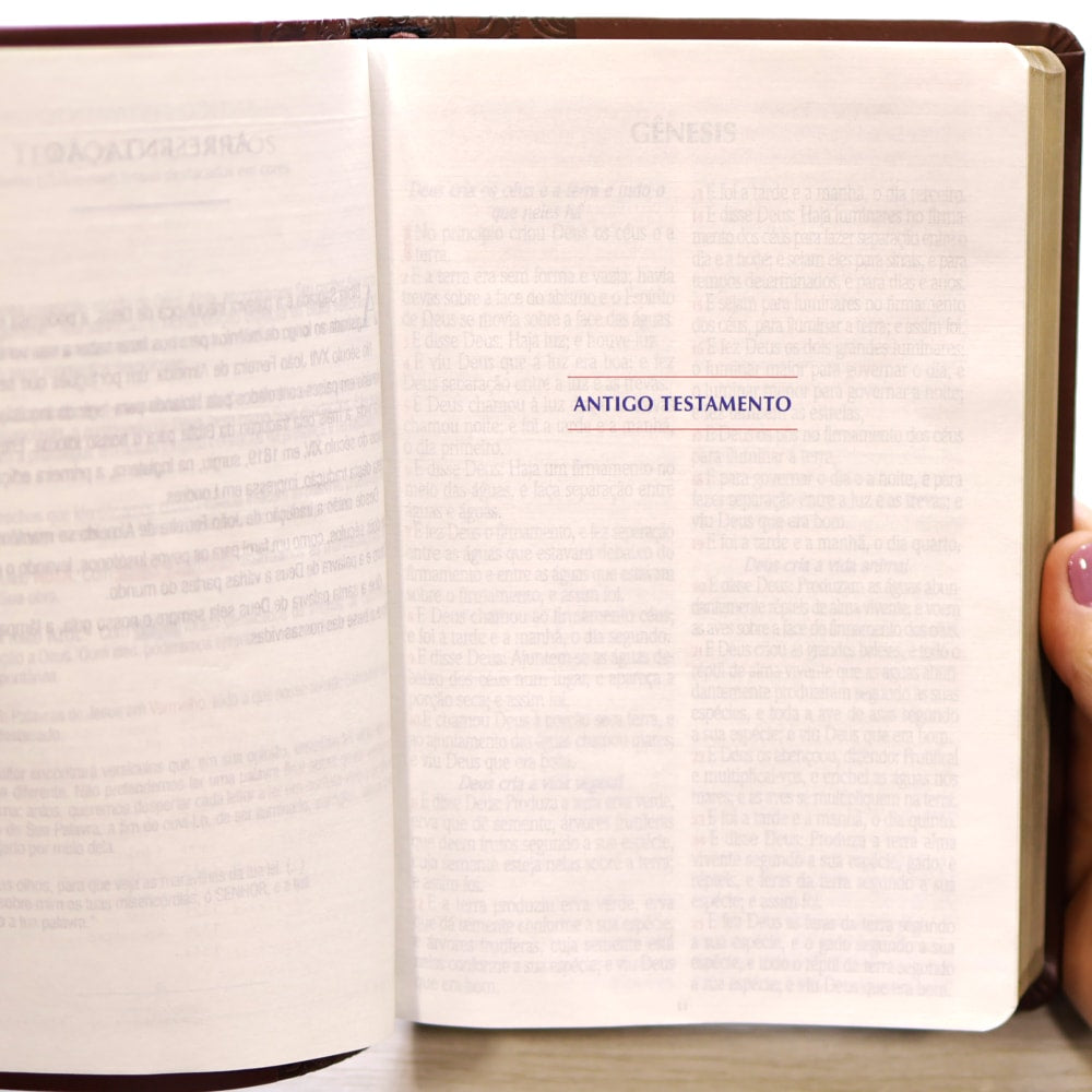 Bíblia Sagrada Harpa Celestial 774 | ERC | Letra Extra Gigante | Capa Marrom Escuro