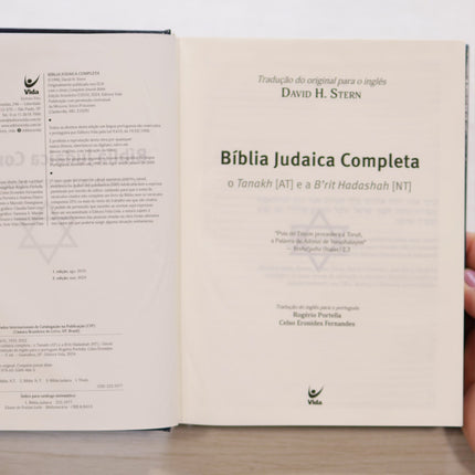 Bíblia Judaica Completa | Letra Normal | Capa Dura