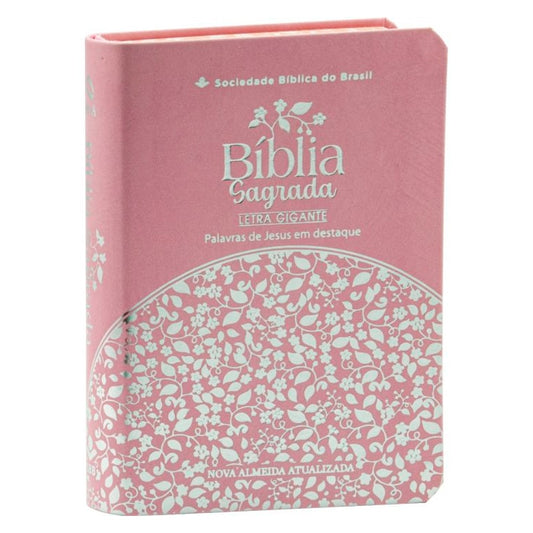 Bíblia Sagrada | NAA | Letra Gigante | Rosa