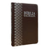 Bíblia Sagrada | ARC | Letra Normal | Capa Luxo Marrom Escuro