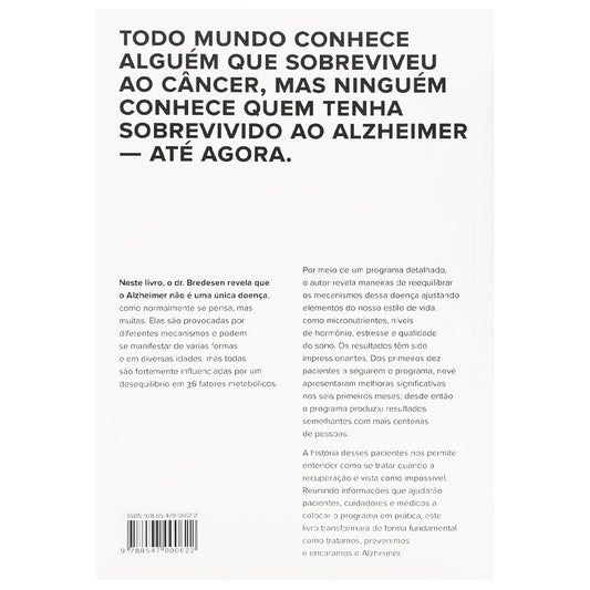 O Fim do Alzheimer | Dale E Bredesen