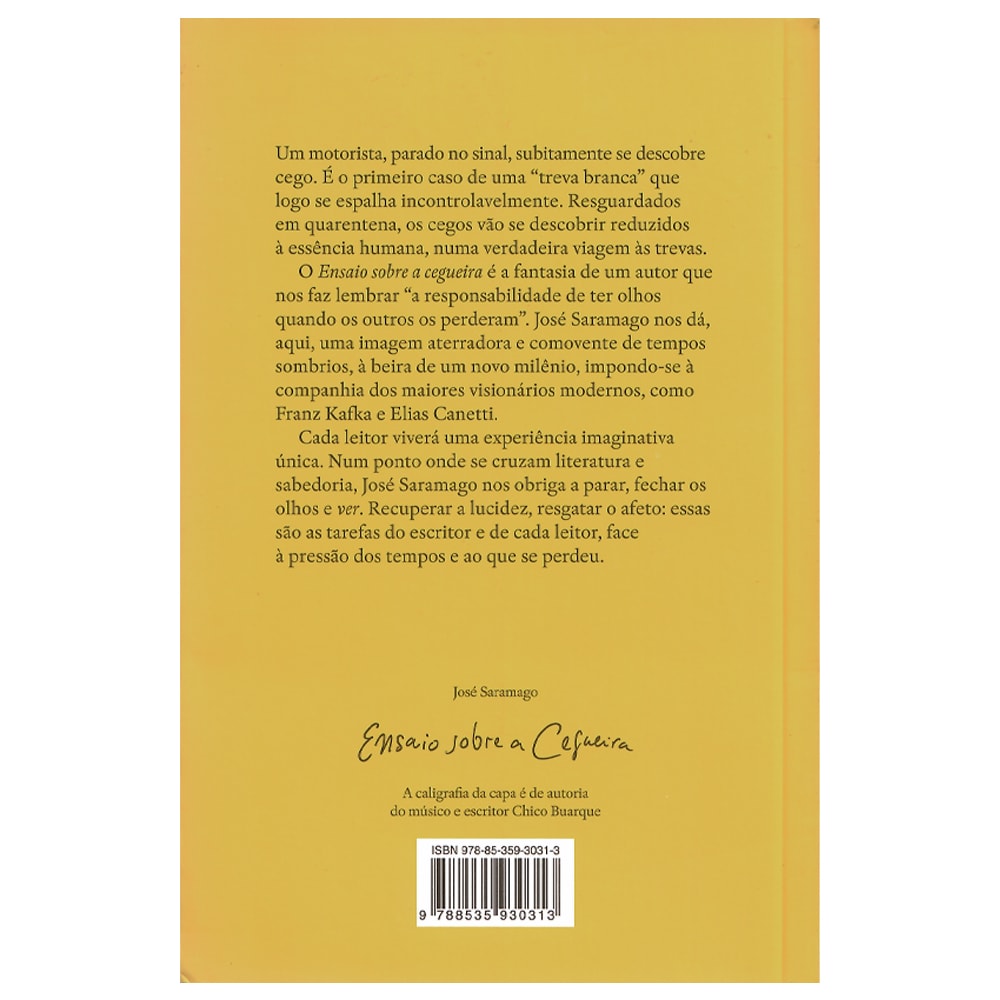 Ensaio Sobre a Cegueira | José Saramago