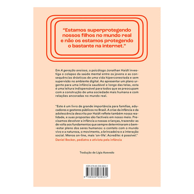 A Geração Ansiosa | Jonathan Haidt