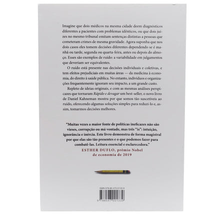 Ruído | Daniel Kahneman | Olivier Sibony | Cass R Suntein